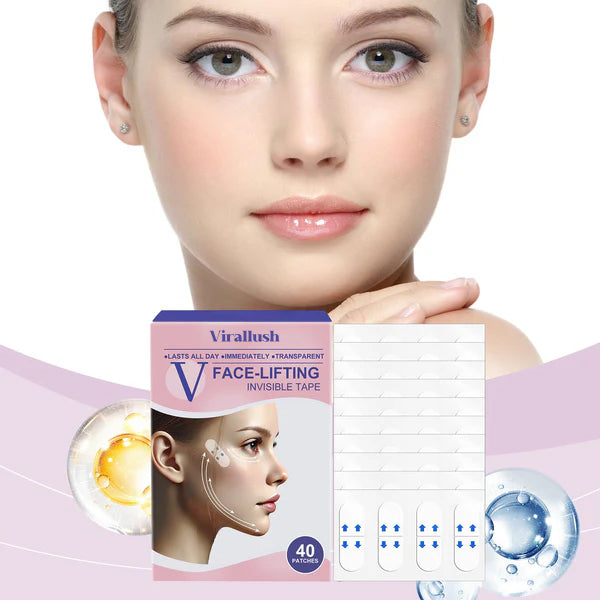 New Ultra Invisible Waterproof Face Lift Stickers Complete Kit