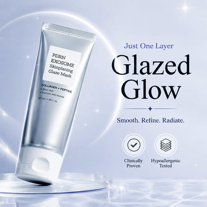 PDRN-Exosome Skinplaning Glaze Mask  with Silicone Brush