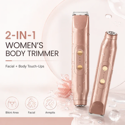 NEW Viralaluna 2-in-1 Waterproof Painless Body Trimmer