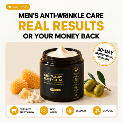 Beef Tallow Honey Balm for Men