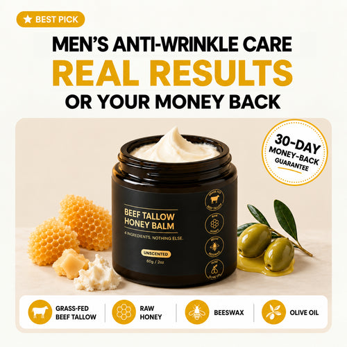 Beef Tallow Honey Balm for Men
