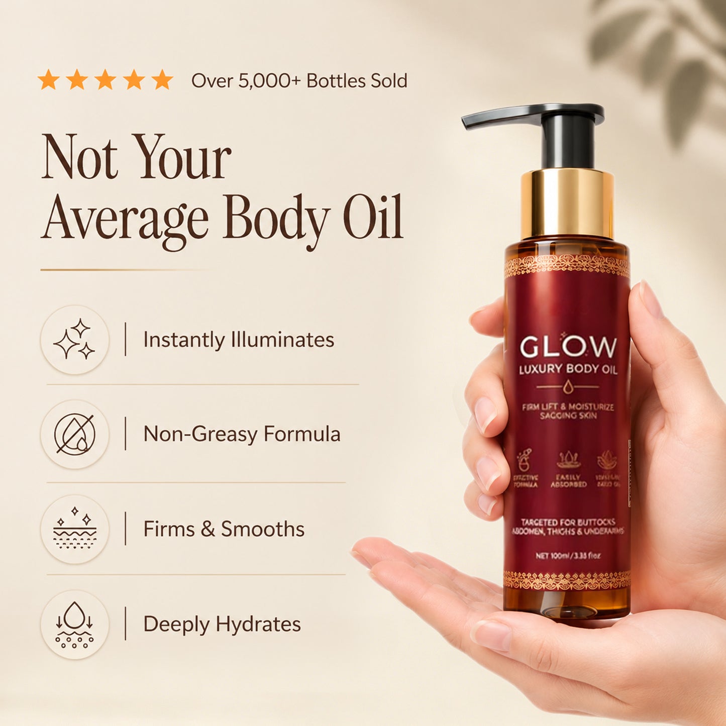 Viralaluna Glow Body Oil 100ml
