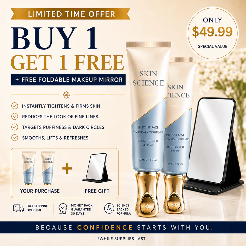 Viralaluna™ Instant Face Temporary Tightener – Instant visible results in 30 seconds
