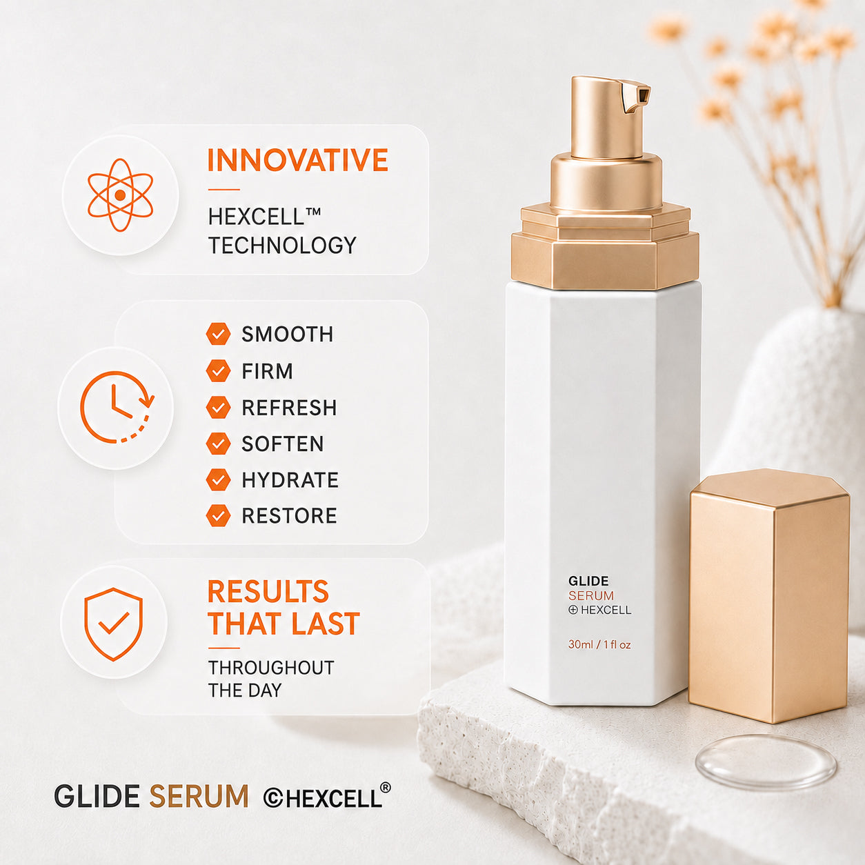 Glide Facial Hair Minimizing Serum