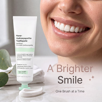 Nano-Hydroxyapatite Toothpaste, Fluoride Free Toothpaste, Appropriate for Sensitive Teeth🦷