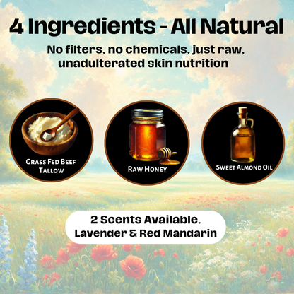 Tallow & Raw Honey Face Balm