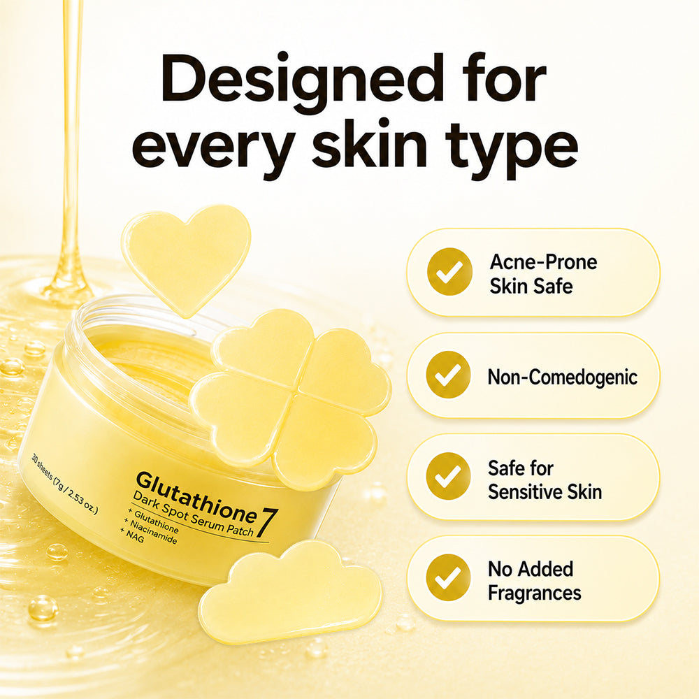 Glutathione Brightening Hydrogel Spot Patches for Dark Spot and Tone Care