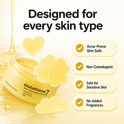Glutathione Brightening Hydrogel Spot Patches for Dark Spot and Tone Care