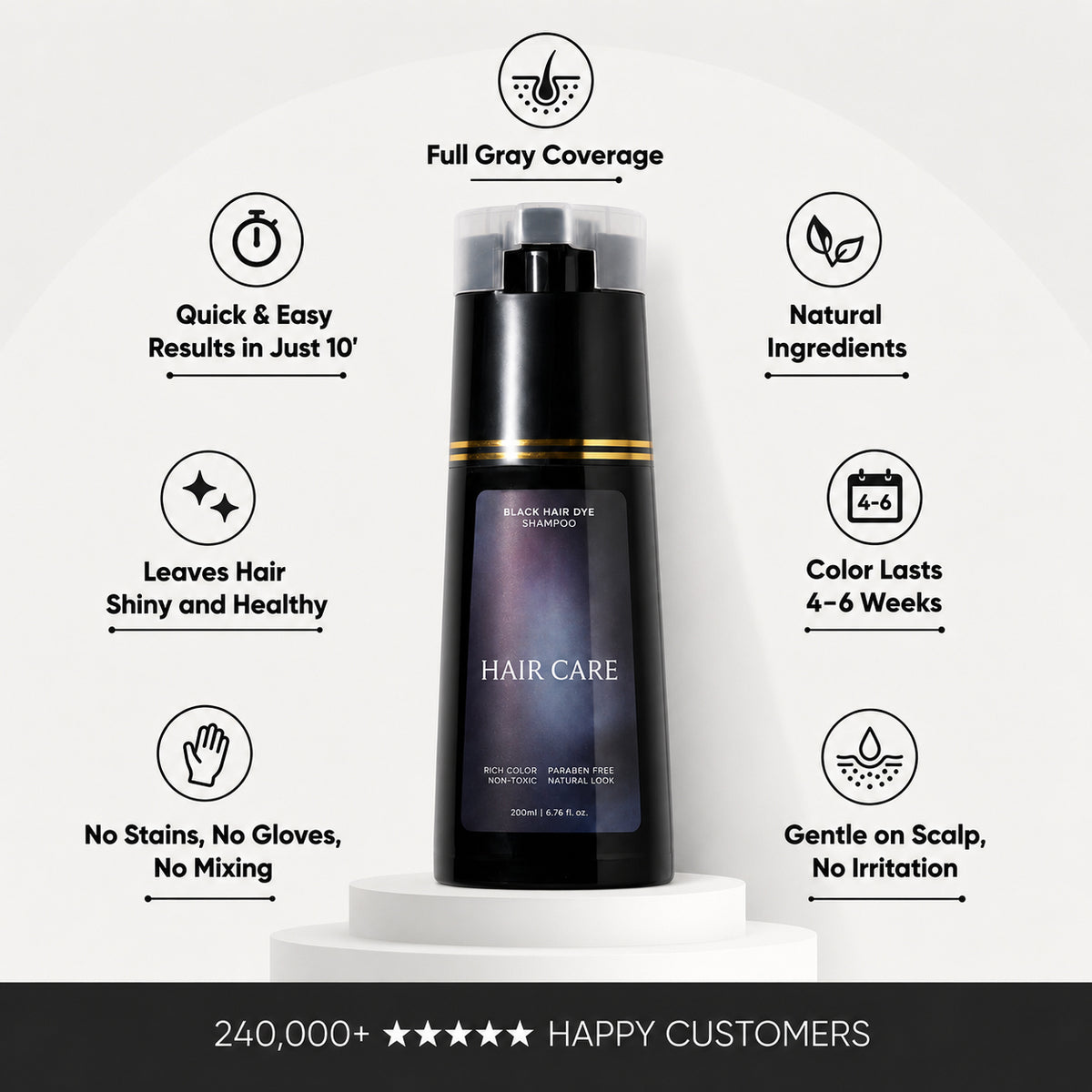 Viralaluna Instant Dye Shampoo