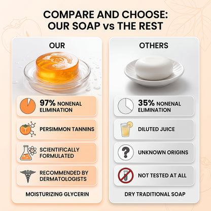 Deodorizing Soap with Persimmon