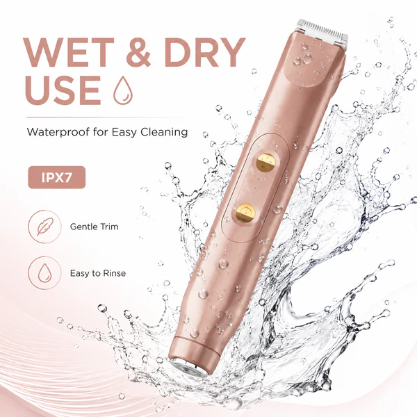 NEW Viralaluna 2-in-1 Waterproof Painless Body Trimmer