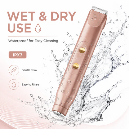 NEW Viralaluna 2-in-1 Waterproof Painless Body Trimmer