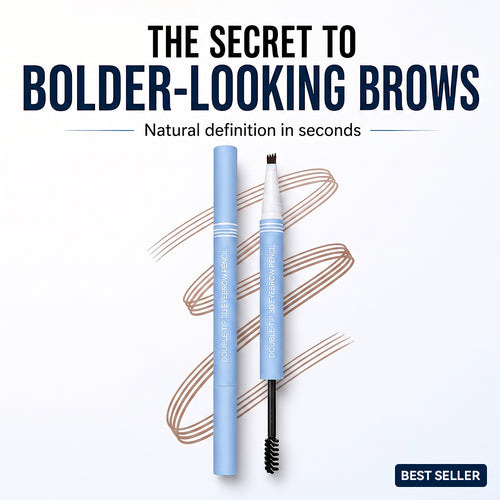 Waterproof 2-in-1 Micro-Fork Eyebrow Pen & Tinted Gel