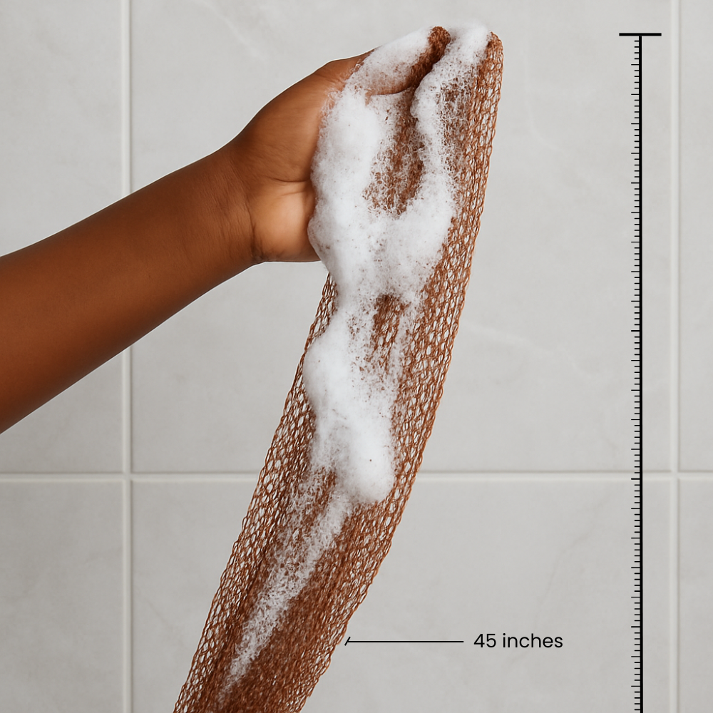 100% Authentic African Exfoliating Net Sponge