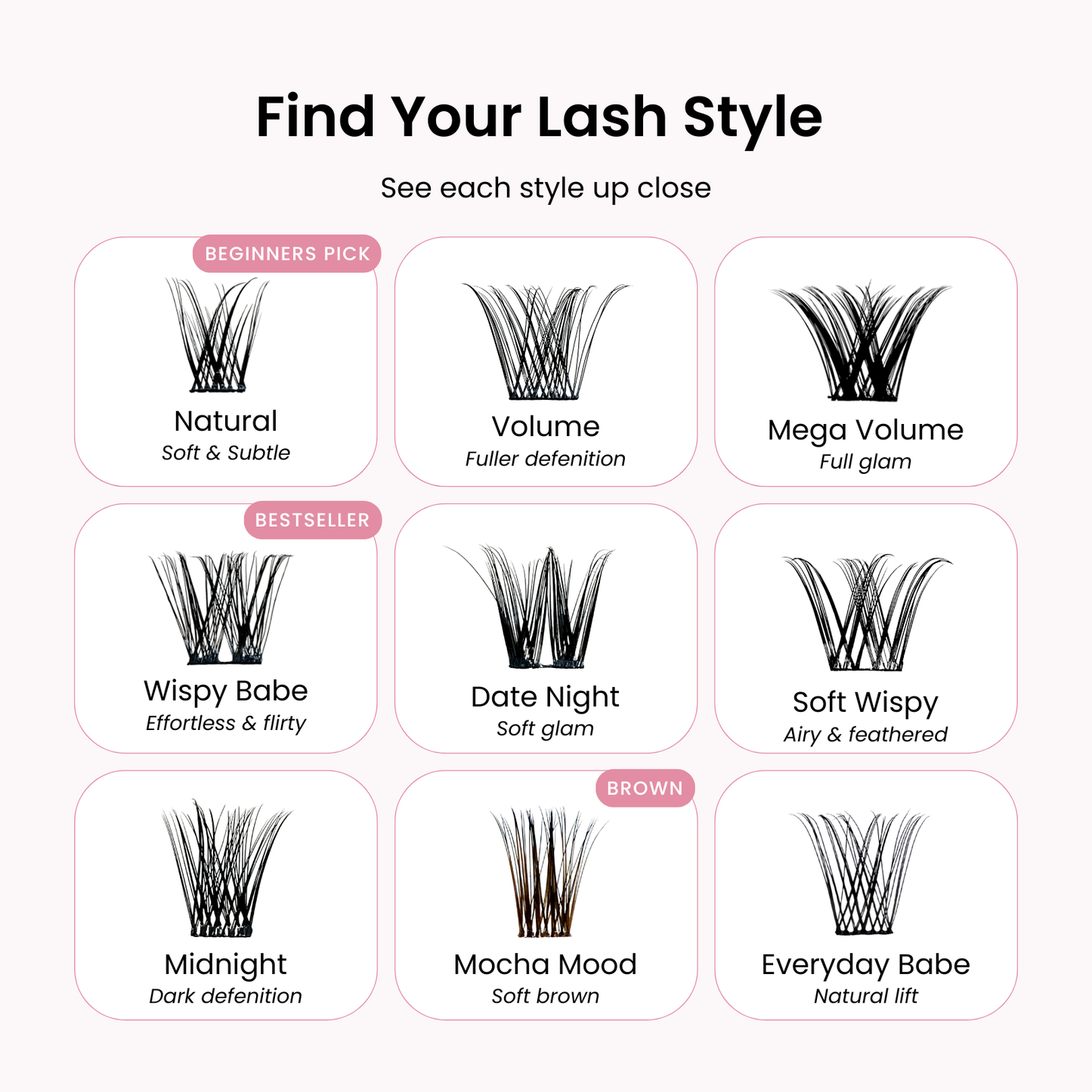 False Eyelash Set
