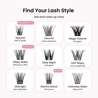 False Eyelash Set
