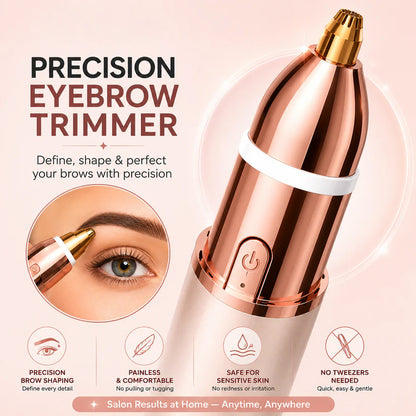 2-in-1 Women's Eyebrow and Facial Hair Removal Device