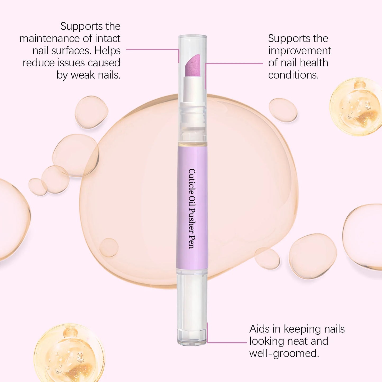 2-in-1 Cuticle Pusher Oil Pen