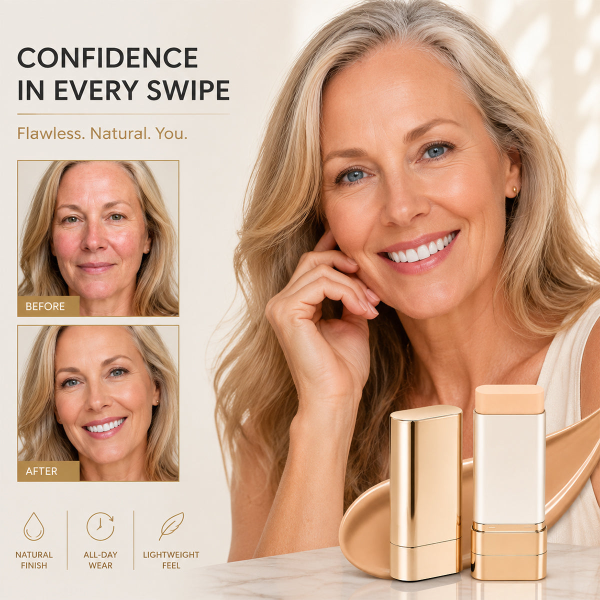 Luminous Dual-Ended Concealer Foundation Stick