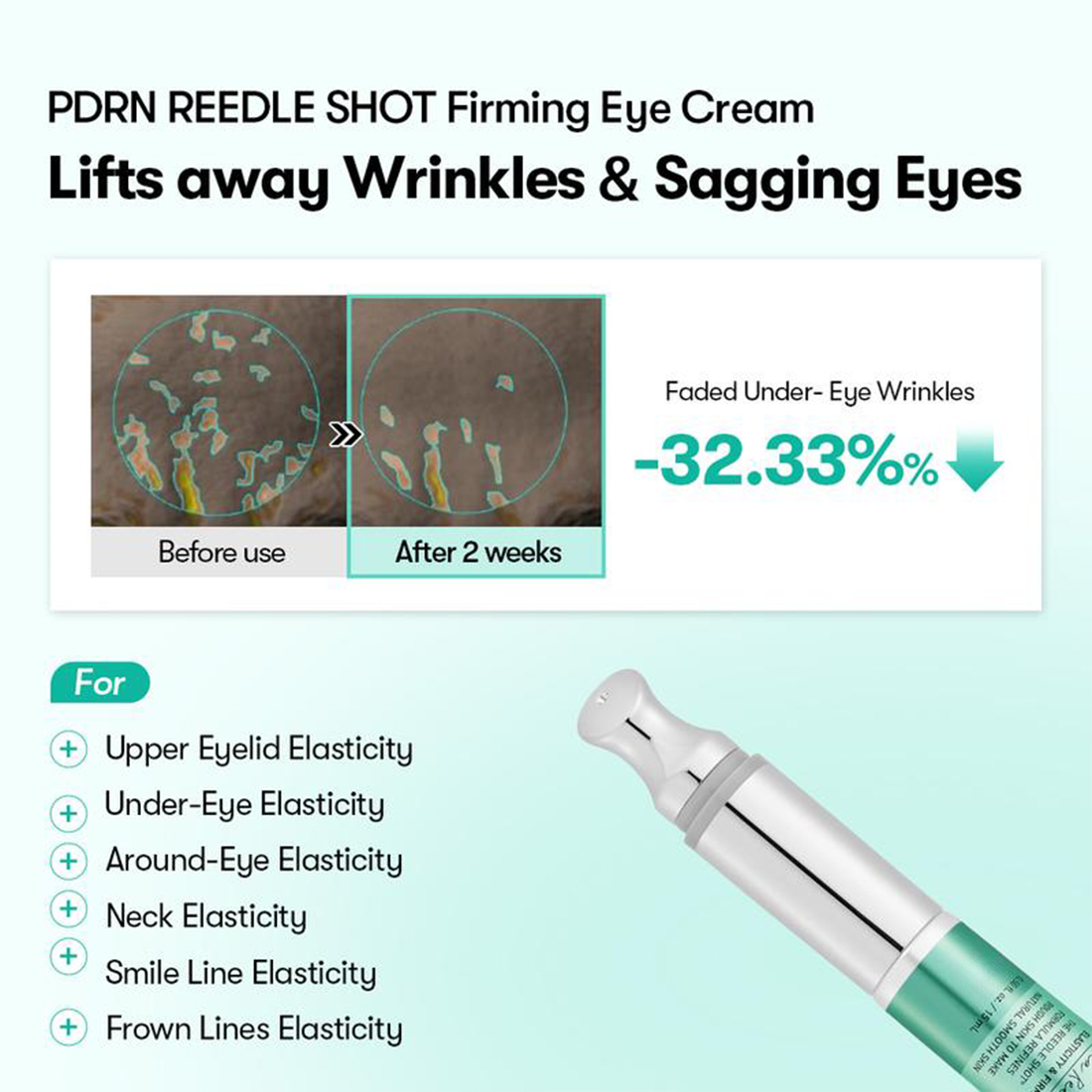 #1Viral PDRN Micro-Vibration Eye Applicator Cream