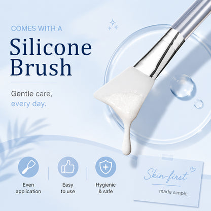 PDRN-Exosome Skinplaning Glaze Mask  with Silicone Brush