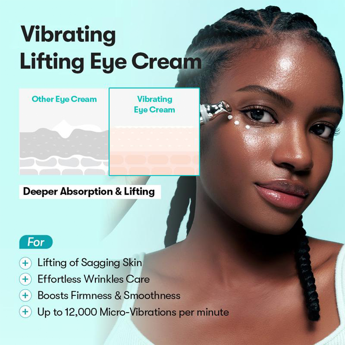 #1Viral PDRN Micro-Vibration Eye Applicator Cream